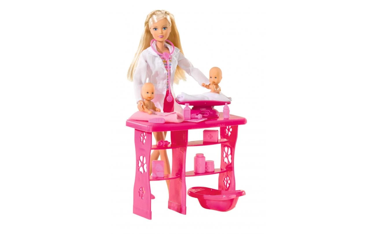 Steffi Love Baby Doctor Steffi Met 2 Baby's 2 Steffi Love Baby Doctor Steffi Met 2 Baby's - Afbeelding 2