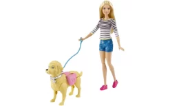 Barbie Wandelen & Trainen Puppy -Stijlvolle Speelgoed Winkel 01243154 007.b106d25c