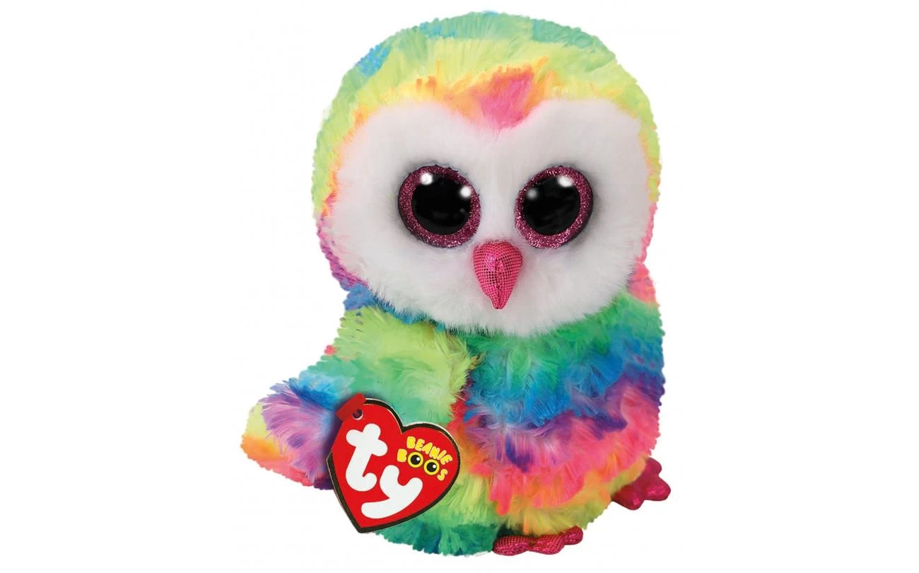 TY Beanie Boo Owen De Uil 15cm 1 TY Beanie Boo Owen De Uil 15cm