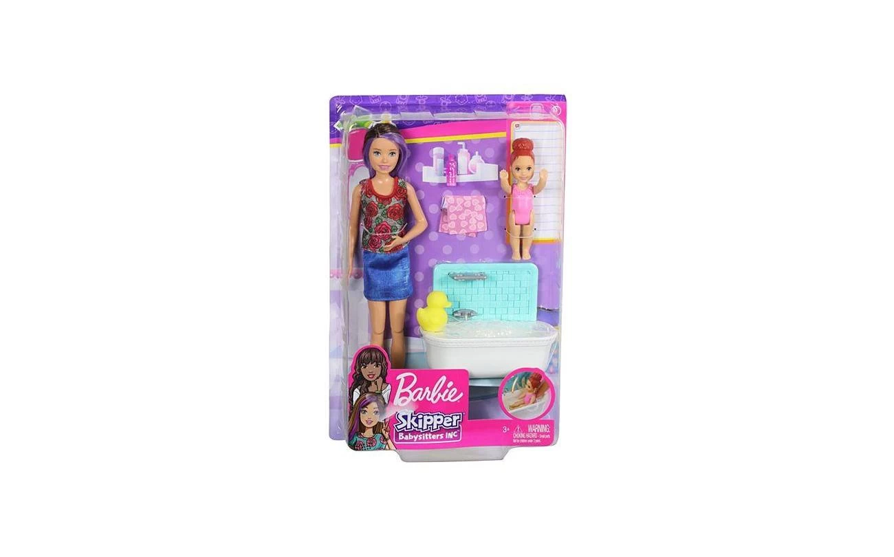 Barbie Babysitter Speelset Met Poppen 1 Barbie Babysitter Speelset Met Poppen