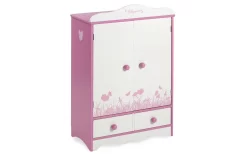 Elegance Poppenkleerkast Met Laden En Kleerhangers