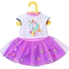 Zapf Creation Dolly Moda Eenhoornshirt Met Tutu Voor 38-46cm Poppen