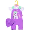 Zapf Creation Dolly Moda Gebreide Romper Met Muts Voor 38-46cm Poppen