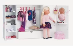 Our Generation Houten Kleerkast Met 5 Hangers -Stijlvolle Speelgoed Winkel 01525373 004.3cbfd12b