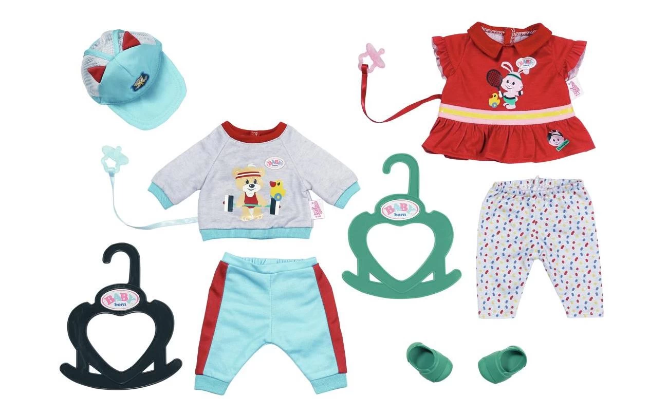 Zapf Creation Baby Born Little Sporty Outfit 36cm 7 Zapf Creation Baby Born Little Sporty Outfit 36cm - Afbeelding 7