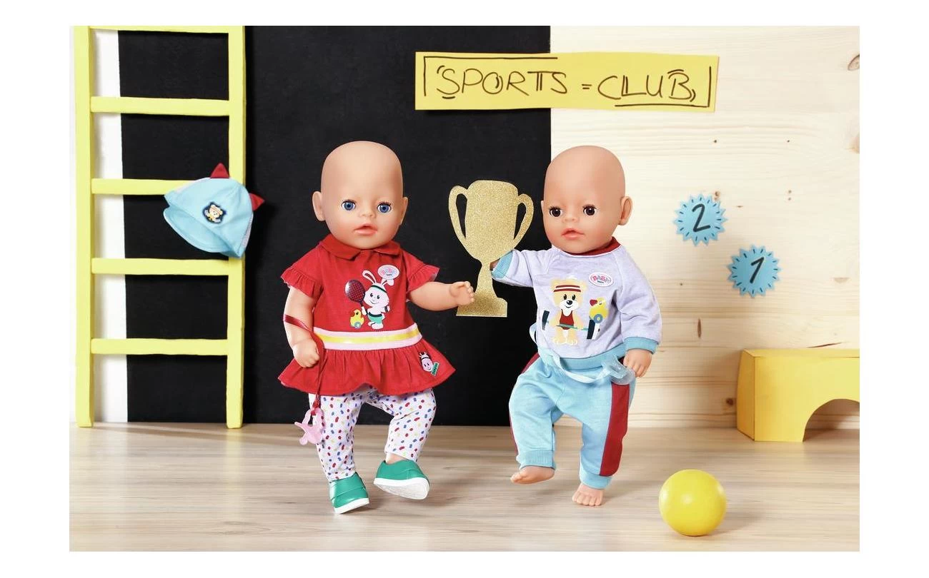 Zapf Creation Baby Born Little Sporty Outfit 36cm 8 Zapf Creation Baby Born Little Sporty Outfit 36cm - Afbeelding 8