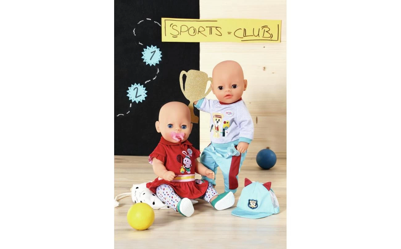Zapf Creation Baby Born Little Sporty Outfit 36cm 9 Zapf Creation Baby Born Little Sporty Outfit 36cm - Afbeelding 9