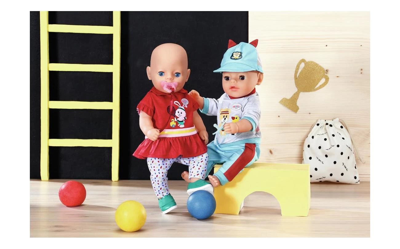 Zapf Creation Baby Born Little Sporty Outfit 36cm 10 Zapf Creation Baby Born Little Sporty Outfit 36cm - Afbeelding 10