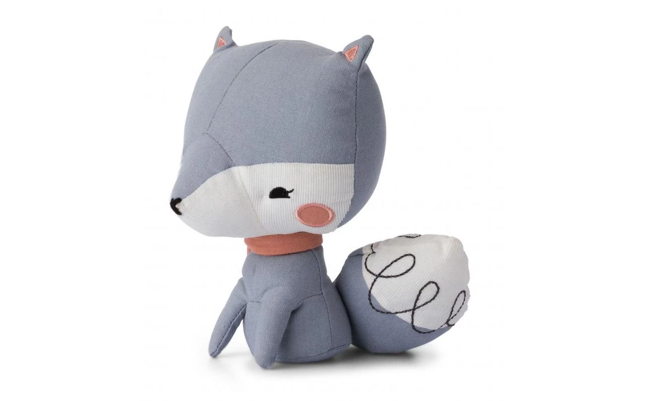 Picca LouLou Knuffel Vos Blauw 18cm 1 Picca LouLou Knuffel Vos Blauw 18cm