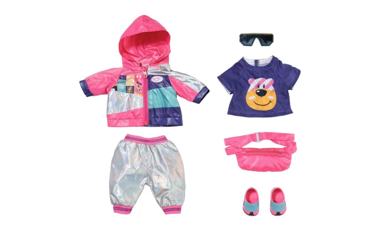 Zapf Creation BABY Born Deluxe Fietseroutfit 43cm 1 Zapf Creation BABY Born Deluxe Fietseroutfit 43cm