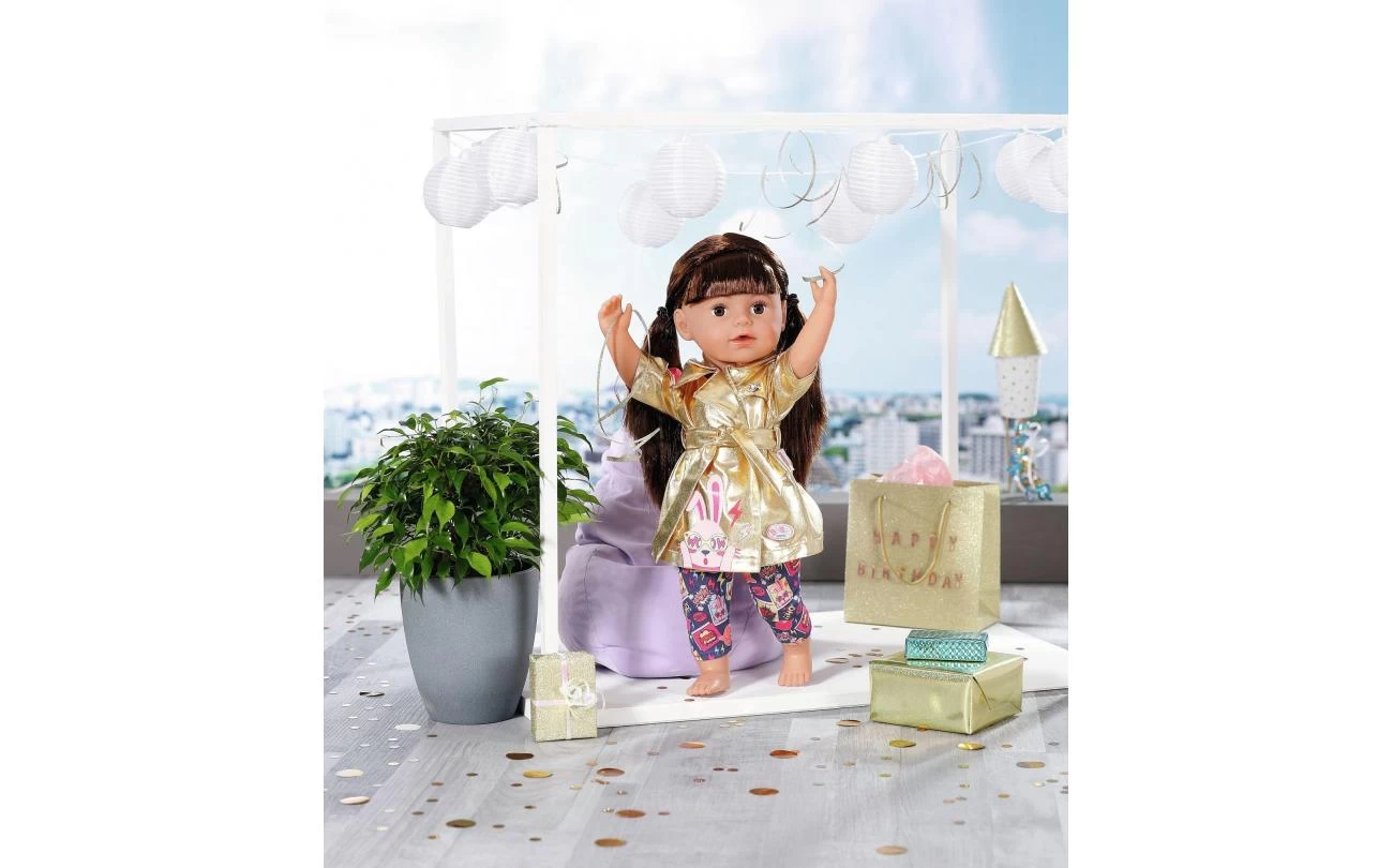 Zapf Creation BABY Born Happy Birthday Jas Outfit 43cm 3 Zapf Creation BABY Born Happy Birthday Jas Outfit 43cm - Afbeelding 3