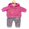 Zapf Creation Dolly Moda Joggingspak Roze Voor 39-46cm Poppen