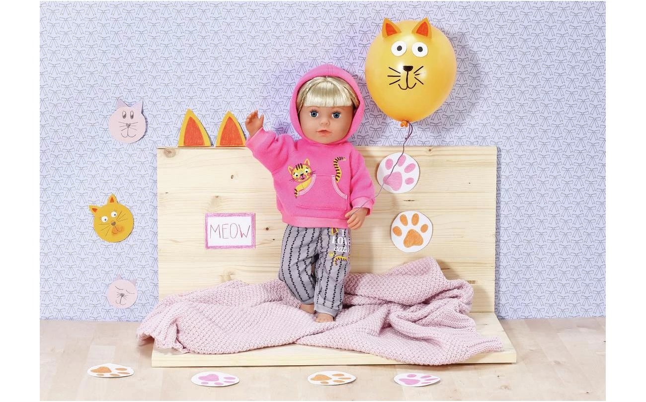 Zapf Creation Dolly Moda Joggingspak Roze Voor 39-46cm Poppen 3 Zapf Creation Dolly Moda Joggingspak Roze Voor 39-46cm Poppen - Afbeelding 3