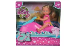 Evi Love Jet Boat 12cm Met Reddingsvest En Jetski