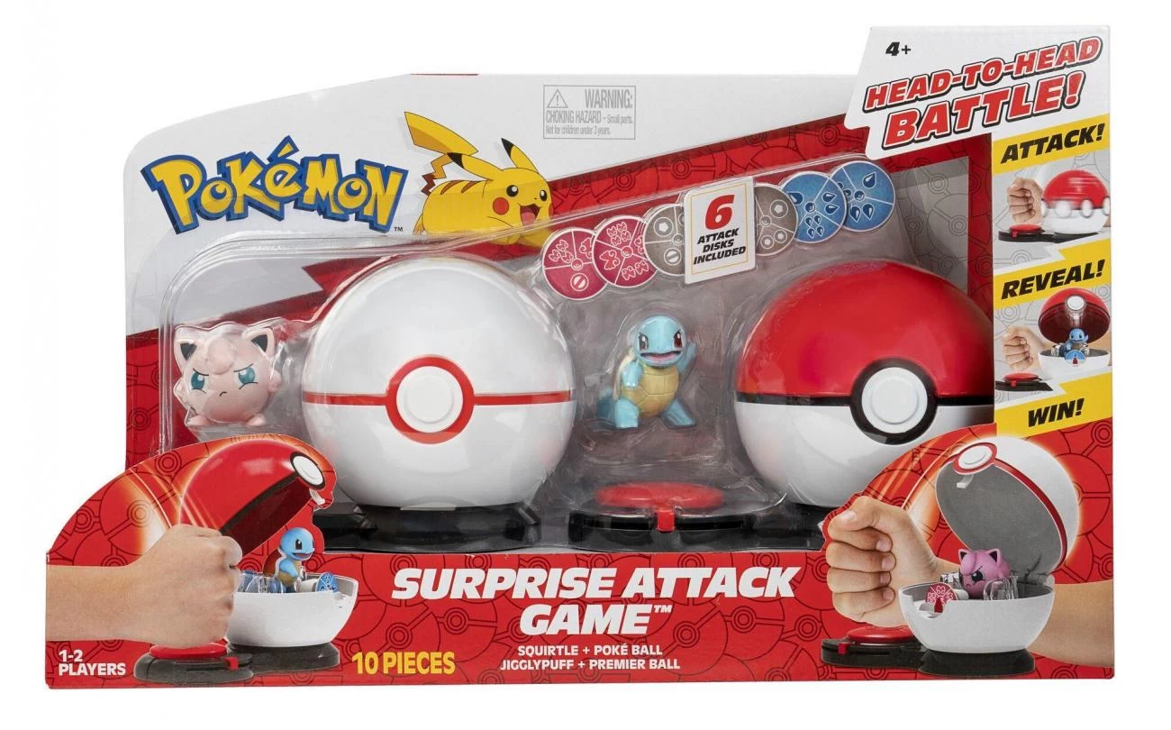 Pokemon Poke Ball Battle Game - Squirtle Vs Jiggly 1 Pokemon Poke Ball Battle Game - Squirtle Vs Jiggly