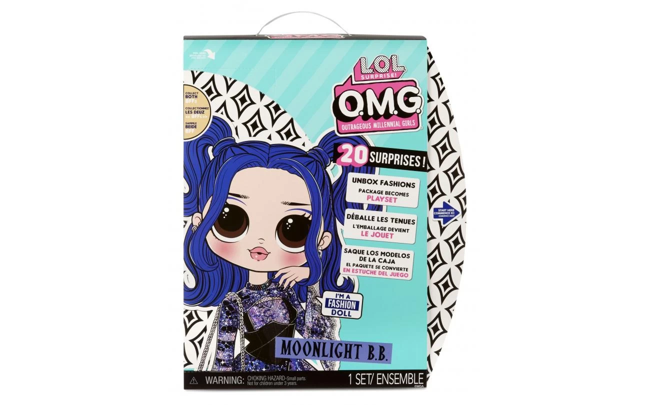 L.O.L. Surprise OMG Doll Moonlight B.B. Serie 4.5 2 L.O.L. Surprise OMG Doll Moonlight B.B. Serie 4.5 - Afbeelding 2