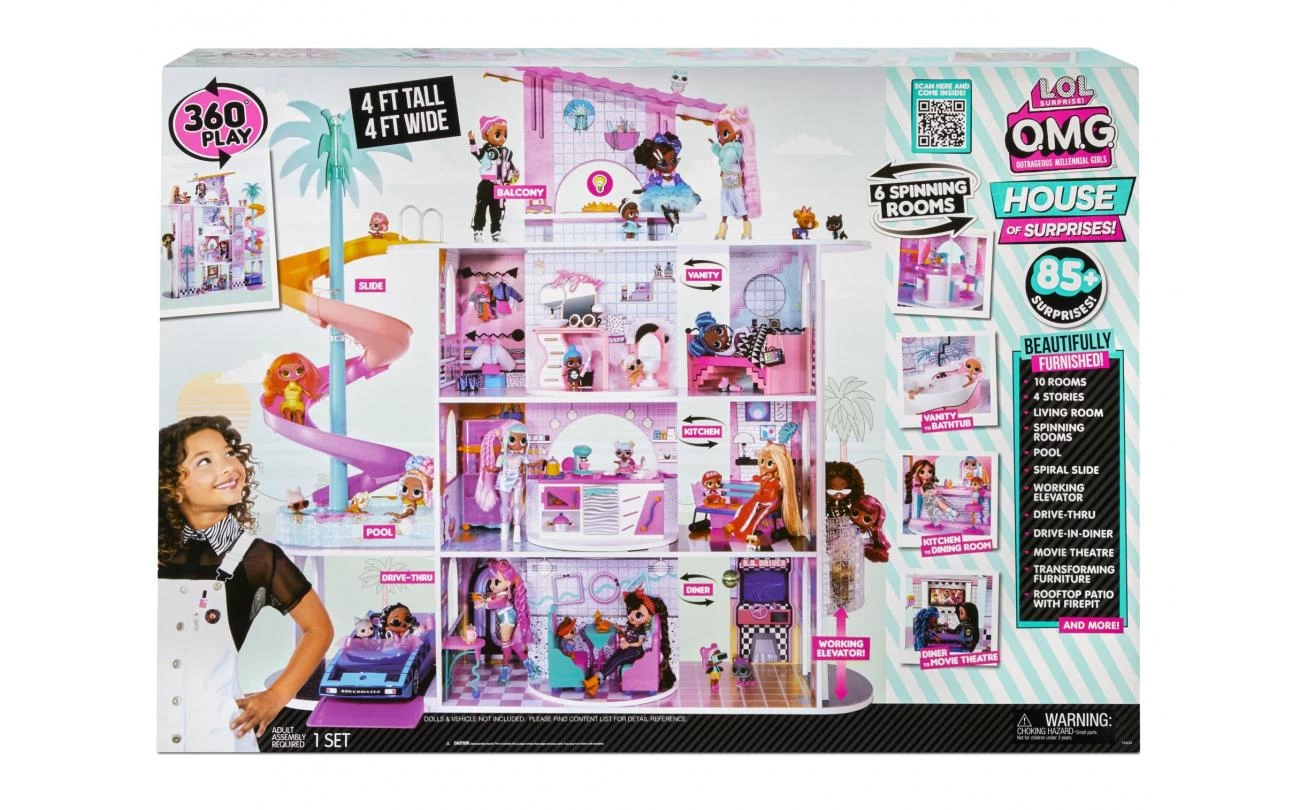 L.O.L. Surprise OMG Huis 4-in-1 1 L.O.L. Surprise OMG Huis 4-in-1
