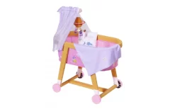 Zapf Creation BABY Born Wieg Met Stoffenhemel En Mobieltje