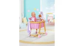 Zapf Creation BABY Born Wieg Met Stoffenhemel En Mobieltje -Stijlvolle Speelgoed Winkel 01616194 003.4a609a54