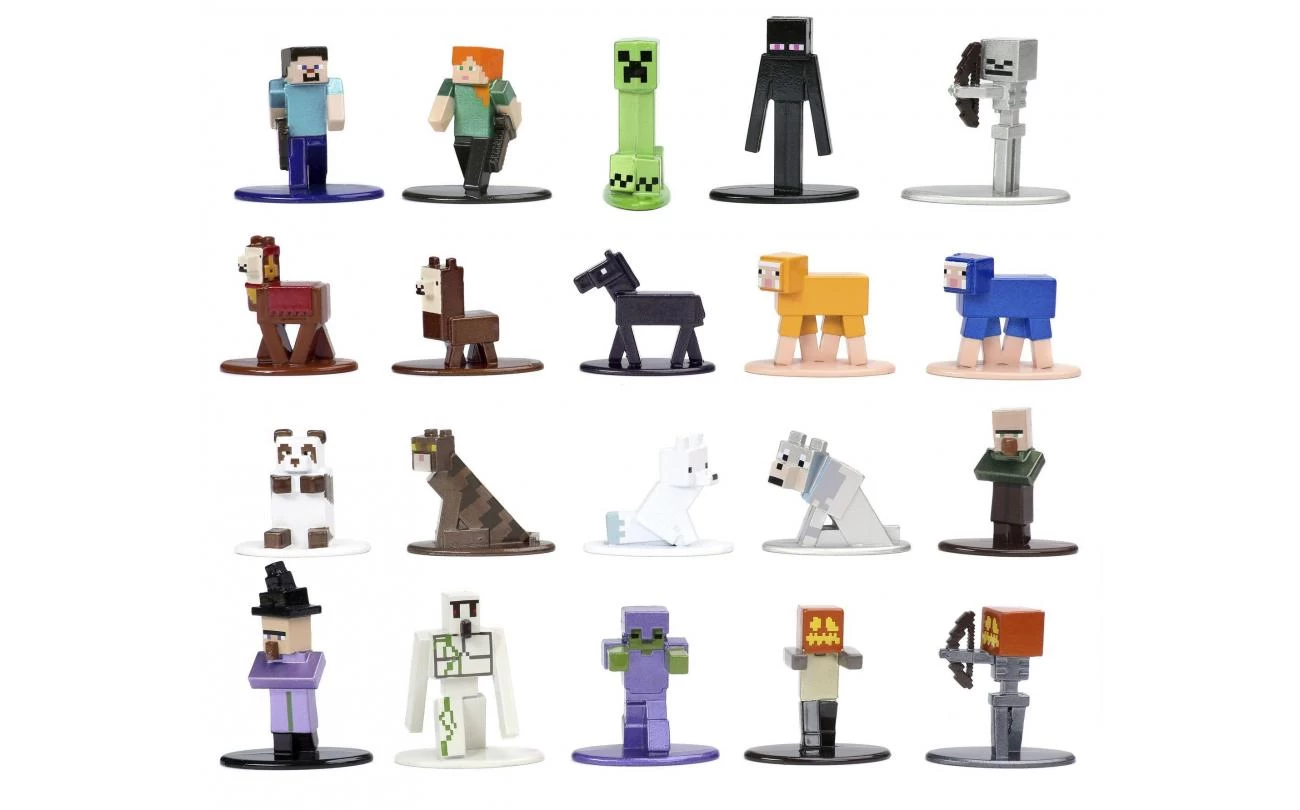 Minecraft Nano Verzamelfiguren 4cm 20-pack Serie 5 2 Minecraft Nano Verzamelfiguren 4cm 20-pack Serie 5 - Afbeelding 2