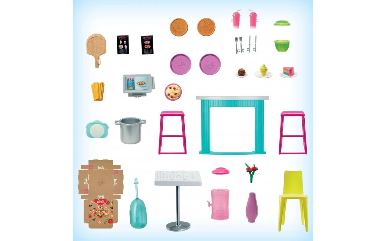 Barbie Kook & Grill Restaurant Met Pop 2 Barbie Kook & Grill Restaurant Met Pop - Afbeelding 2