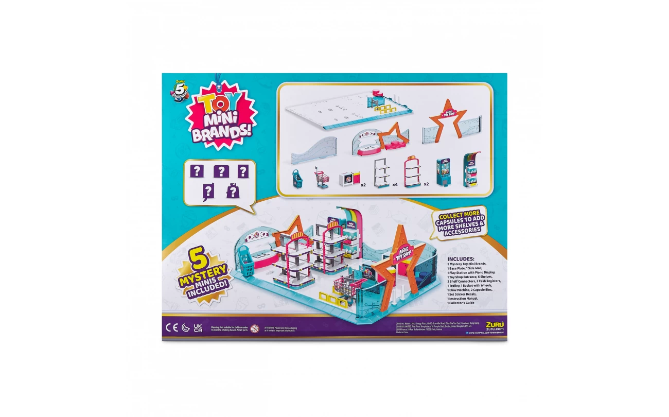 Toy Mini Brands Speelgoedwinkel Met 5 Mini's 2 Toy Mini Brands Speelgoedwinkel Met 5 Mini's - Afbeelding 2