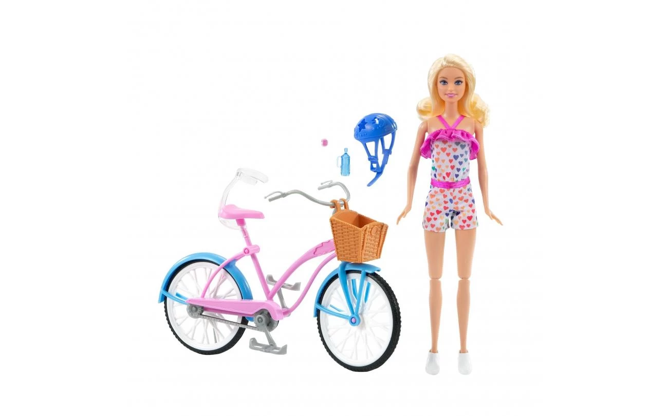 Barbie Met Fiets 2 Barbie Met Fiets - Afbeelding 2