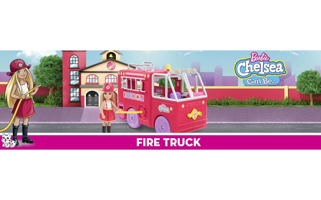 Barbie Chelsea En Haar Brandweerauto 15 Barbie Chelsea En Haar Brandweerauto - Afbeelding 15