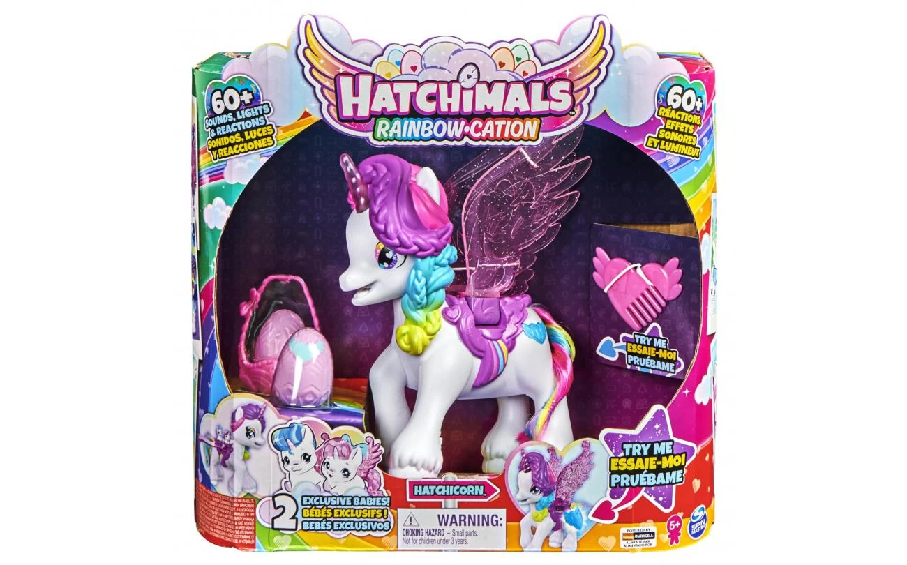 Hatchimals Rainbowcation Magic Wing Unicorn 2 Hatchimals Rainbowcation Magic Wing Unicorn - Afbeelding 2