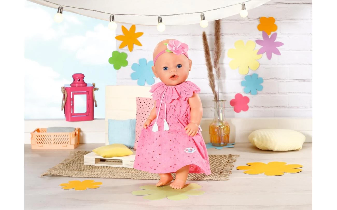 Zapf Creation Baby Born Trendy Bloemenjurk 43cm 5 Zapf Creation Baby Born Trendy Bloemenjurk 43cm - Afbeelding 5