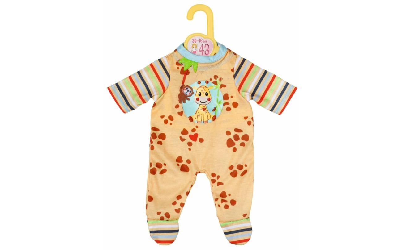 Zapf Creation Dolly Moda Rompertje Met Giraf 43cm 1 Zapf Creation Dolly Moda Rompertje Met Giraf 43cm