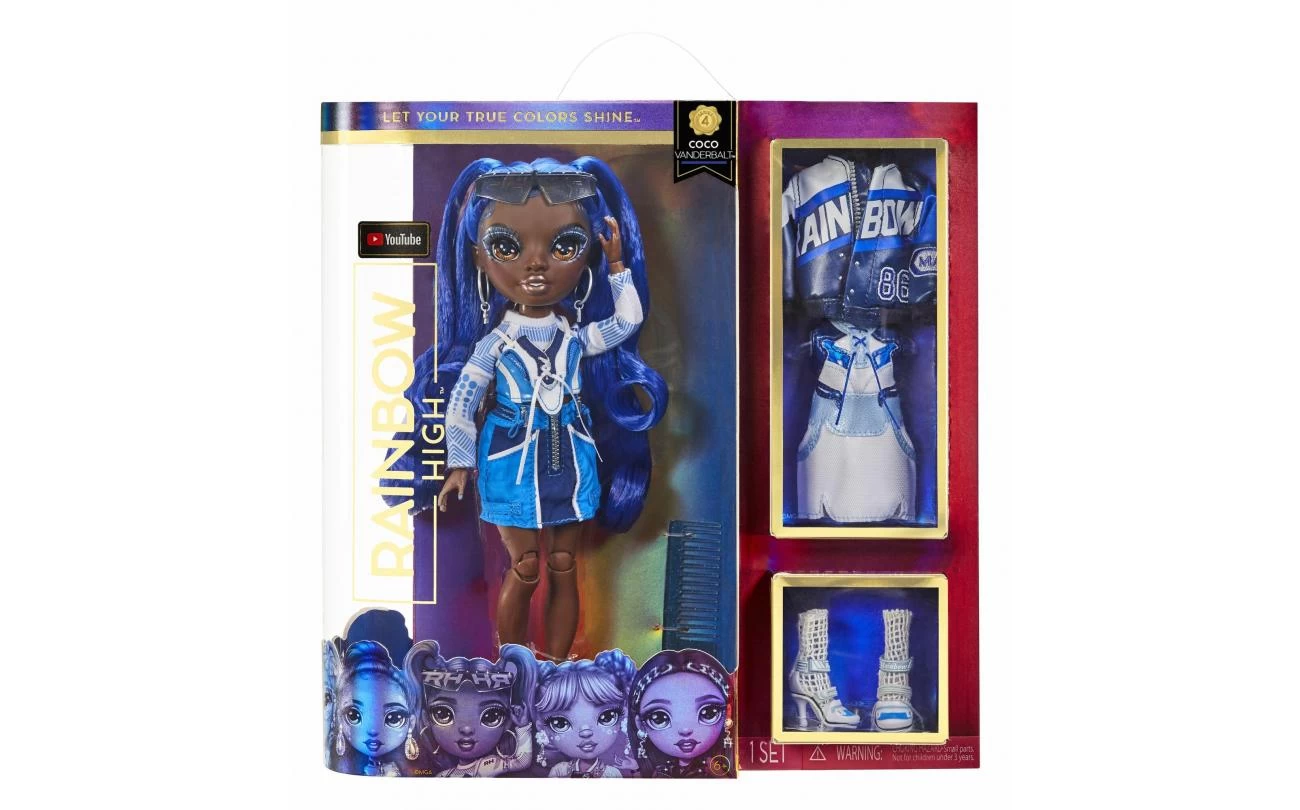 Rainbow High Fashion Doll Coco Vanderbalt 2 Rainbow High Fashion Doll Coco Vanderbalt - Afbeelding 2