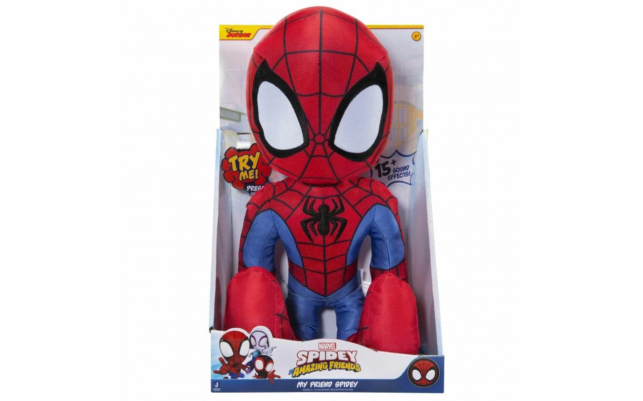 Spidey Amazing Friends - Spidey Pluche Figuur 40cm 1 Spidey Amazing Friends - Spidey Pluche Figuur 40cm