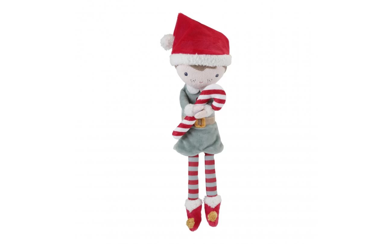 Little Dutch Knuffelpop Kerst Jim 35cm 1 Little Dutch Knuffelpop Kerst Jim 35cm