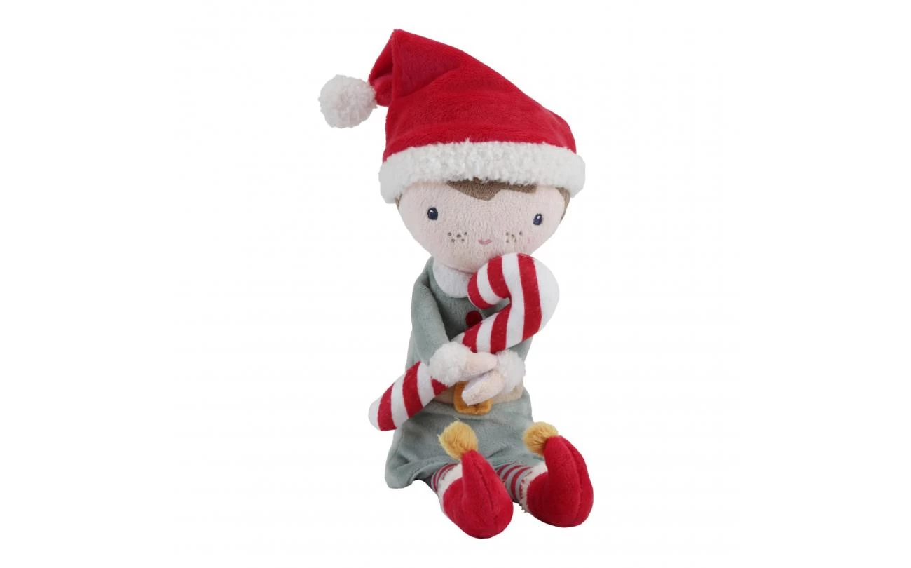 Little Dutch Knuffelpop Kerst Jim 35cm 2 Little Dutch Knuffelpop Kerst Jim 35cm - Afbeelding 2
