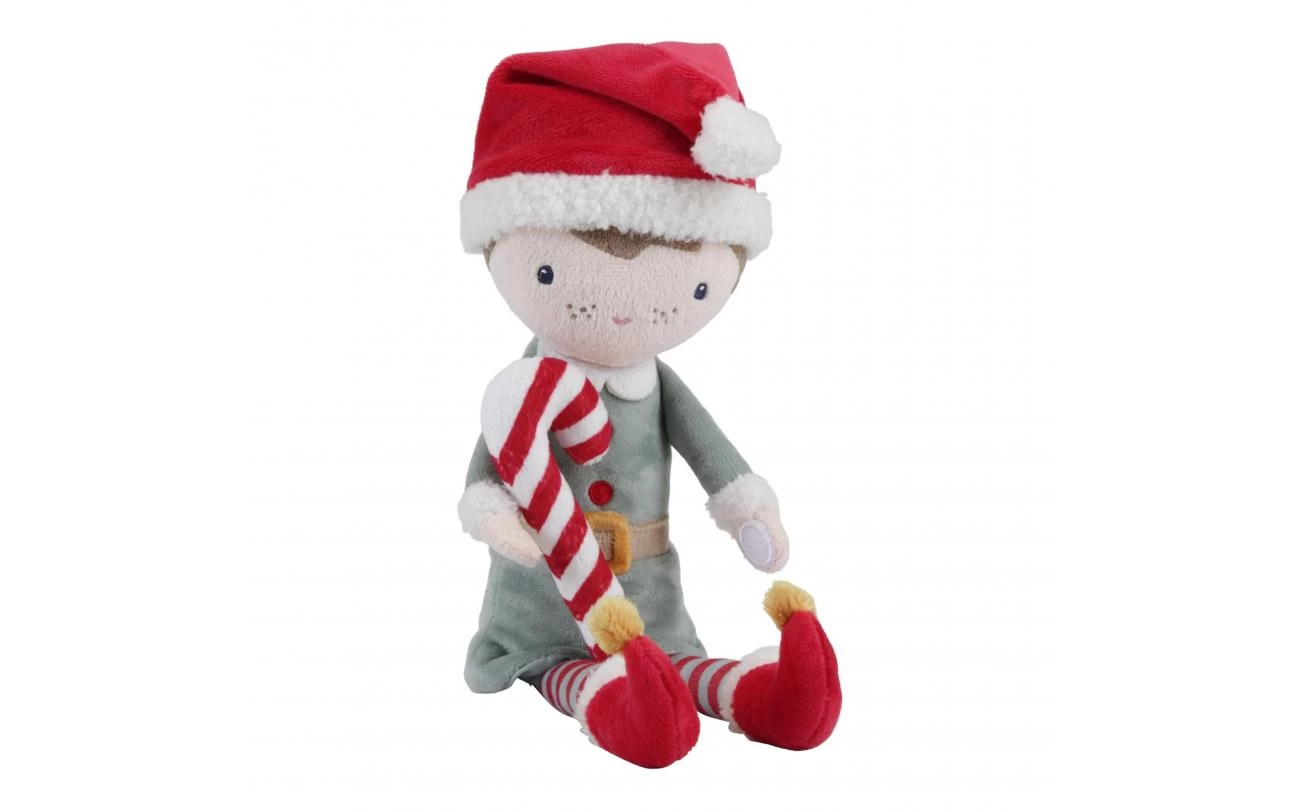 Little Dutch Knuffelpop Kerst Jim 35cm 3 Little Dutch Knuffelpop Kerst Jim 35cm - Afbeelding 3