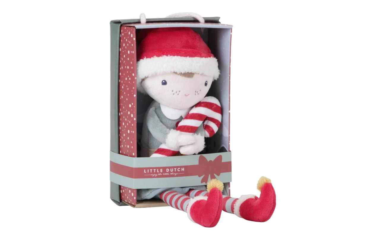 Little Dutch Knuffelpop Kerst Jim 35cm 4 Little Dutch Knuffelpop Kerst Jim 35cm - Afbeelding 4