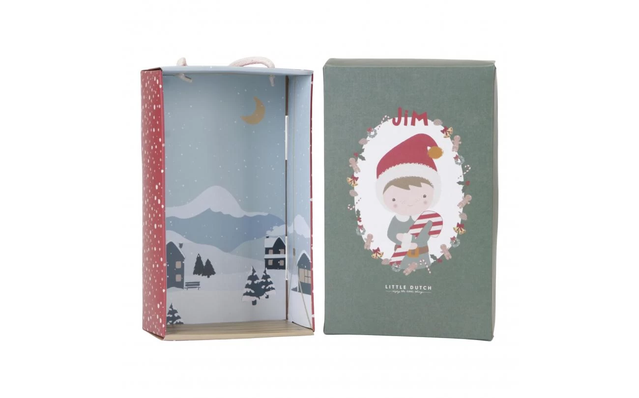 Little Dutch Knuffelpop Kerst Jim 35cm 5 Little Dutch Knuffelpop Kerst Jim 35cm - Afbeelding 5