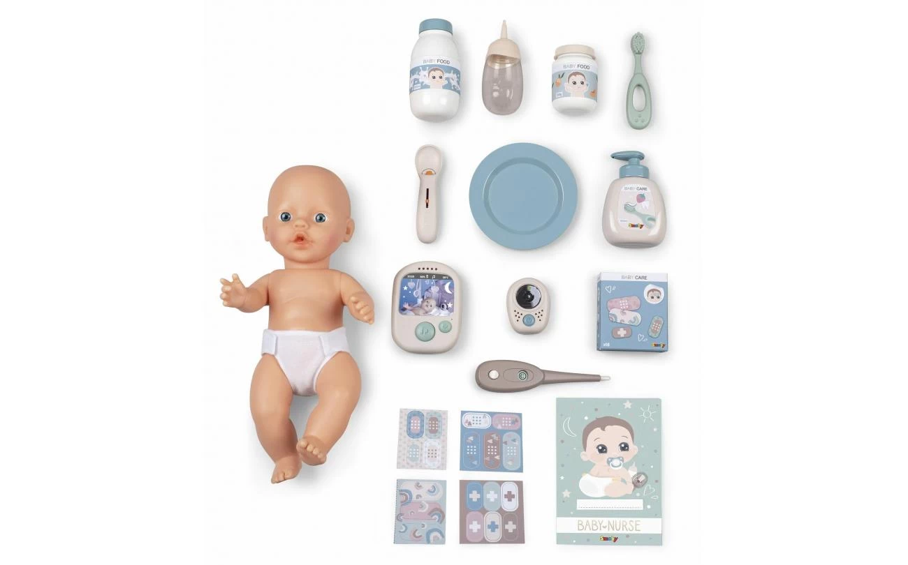 Smoby Baby Nurse Elektronische Poppenkamer Met Pop 3 Smoby Baby Nurse Elektronische Poppenkamer Met Pop - Afbeelding 3
