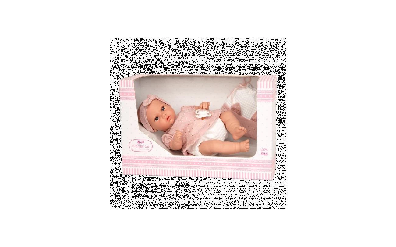 Pop Met Speen En Multifunctioneel Opbergtasje 33cm 2 Pop Met Speen En Multifunctioneel Opbergtasje 33cm - Afbeelding 2