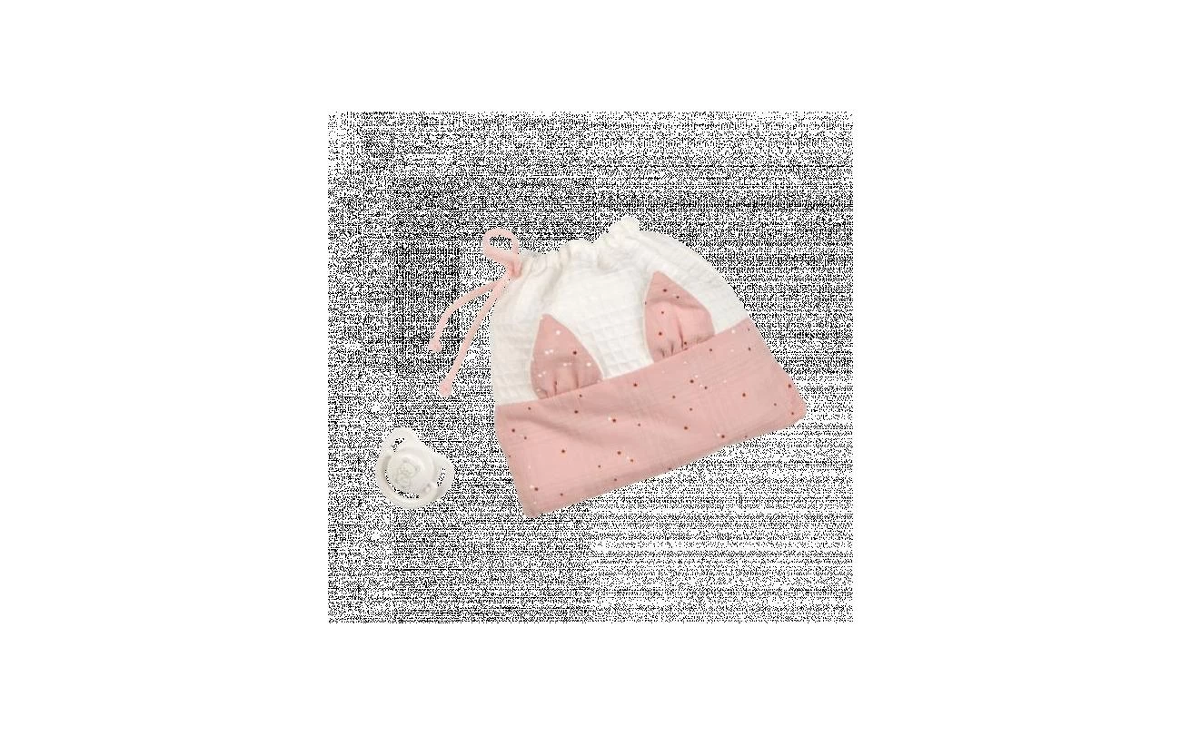 Pop Met Speen En Multifunctioneel Opbergtasje 33cm 3 Pop Met Speen En Multifunctioneel Opbergtasje 33cm - Afbeelding 3