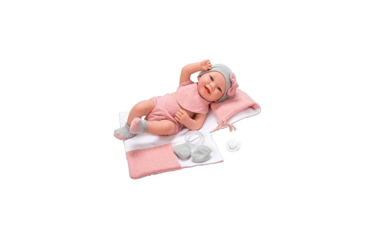 Pop Verschoningsdeken En Krabhandschoentjes 42cm R 2 Pop Verschoningsdeken En Krabhandschoentjes 42cm R - Afbeelding 2