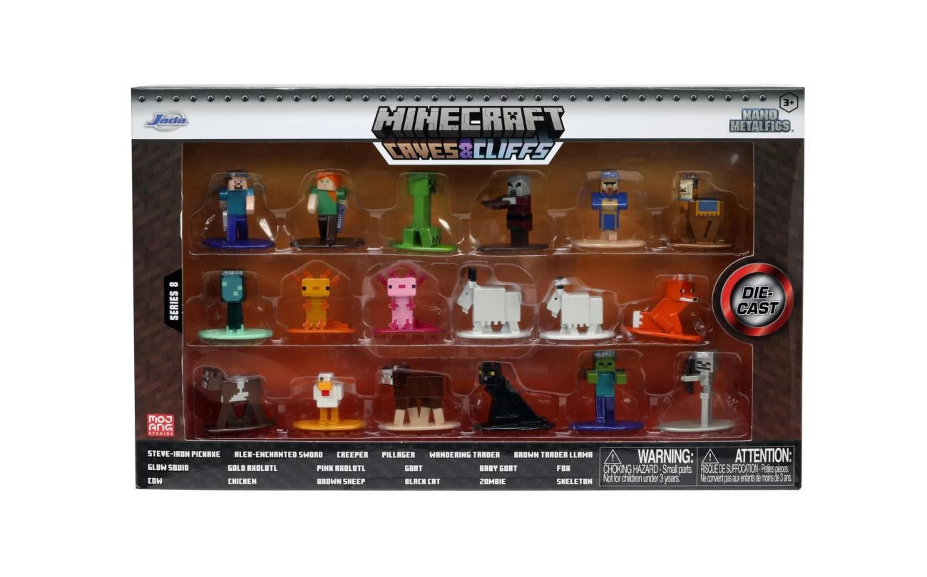 Minecraft Nano Verzamelfiguren 4cm 18-pack Wave 8 1 Minecraft Nano Verzamelfiguren 4cm 18-pack Wave 8