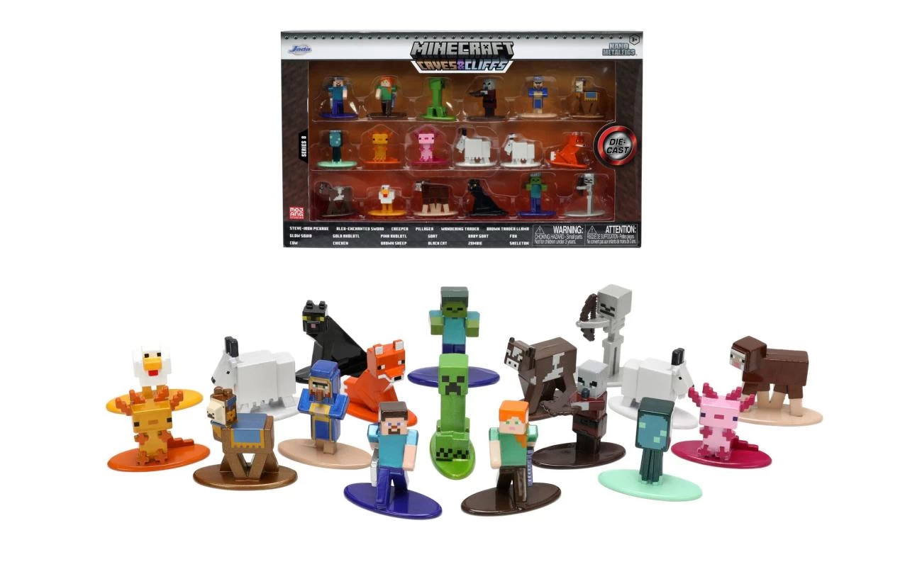 Minecraft Nano Verzamelfiguren 4cm 18-pack Wave 8 2 Minecraft Nano Verzamelfiguren 4cm 18-pack Wave 8 - Afbeelding 2