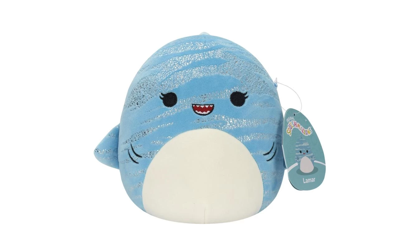 Squishmallows Lamar The Blue Whale Shark 30cm 1 Squishmallows Lamar The Blue Whale Shark 30cm