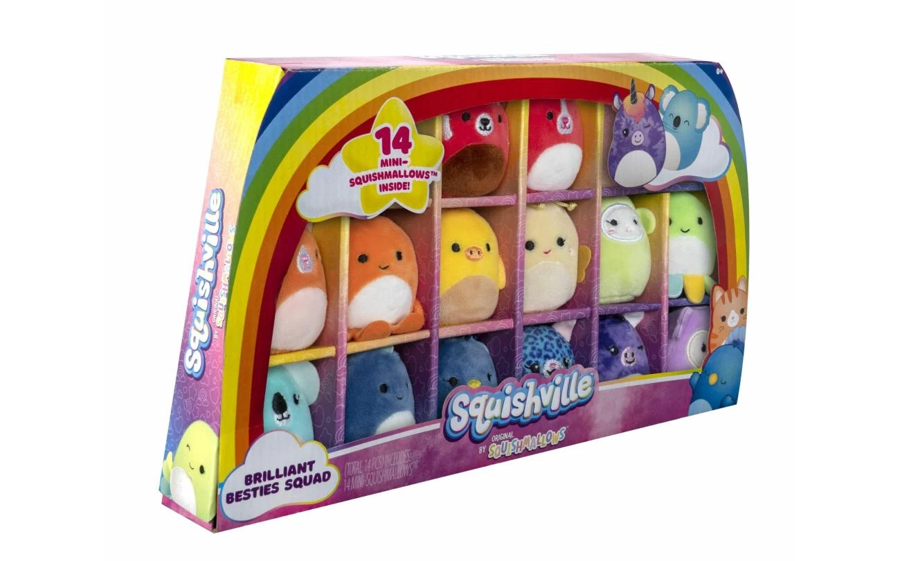 Squishville Squishmallow 14-Pack 5cm Figuren - Briliant Besties 2 Squishville Squishmallow 14-Pack 5cm Figuren - Briliant Besties - Afbeelding 2