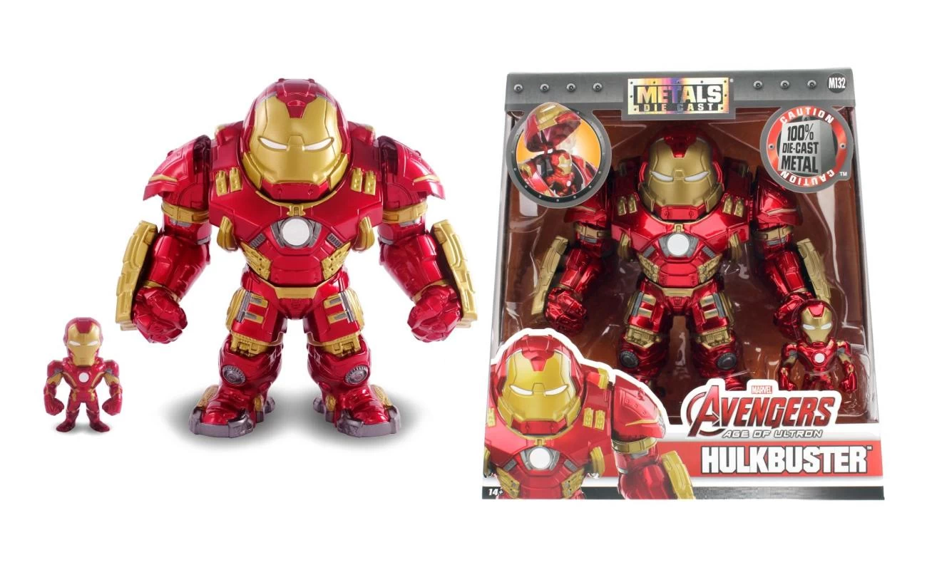 Marvel Hulkbuster Figuur 16cm & Ironman 6cm 2 Marvel Hulkbuster Figuur 16cm & Ironman 6cm - Afbeelding 2