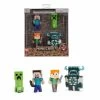 Minecraft Verzamelfiguren 6cm 4-pack