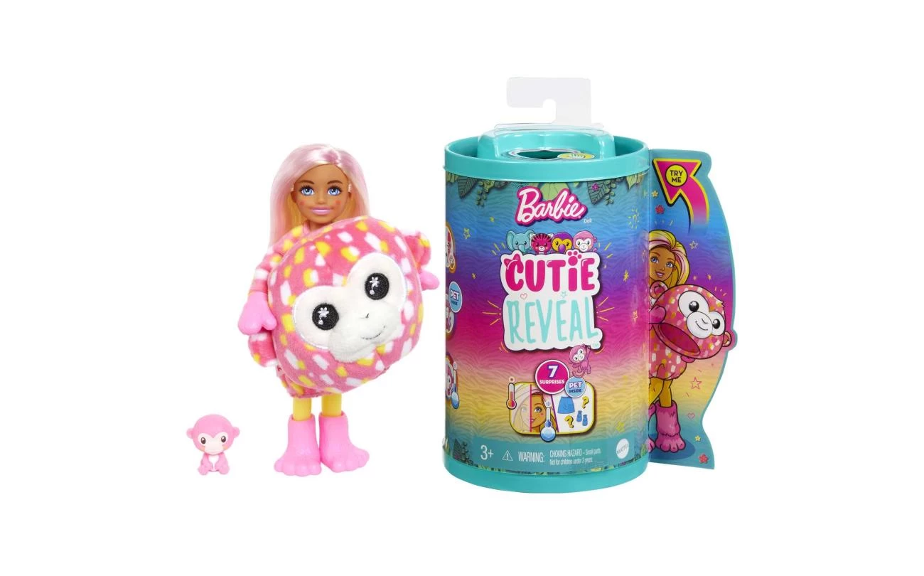 Barbie Cutie Reveal Chelsea Monkey 2 Barbie Cutie Reveal Chelsea Monkey - Afbeelding 2