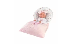 LLORENS Mimi 40cm In Roze Zak Met Strik